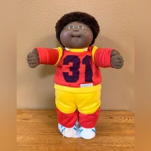 Vintage Cabbage Patch Kids Doll AA Boy With Fuzzy Shag Hair